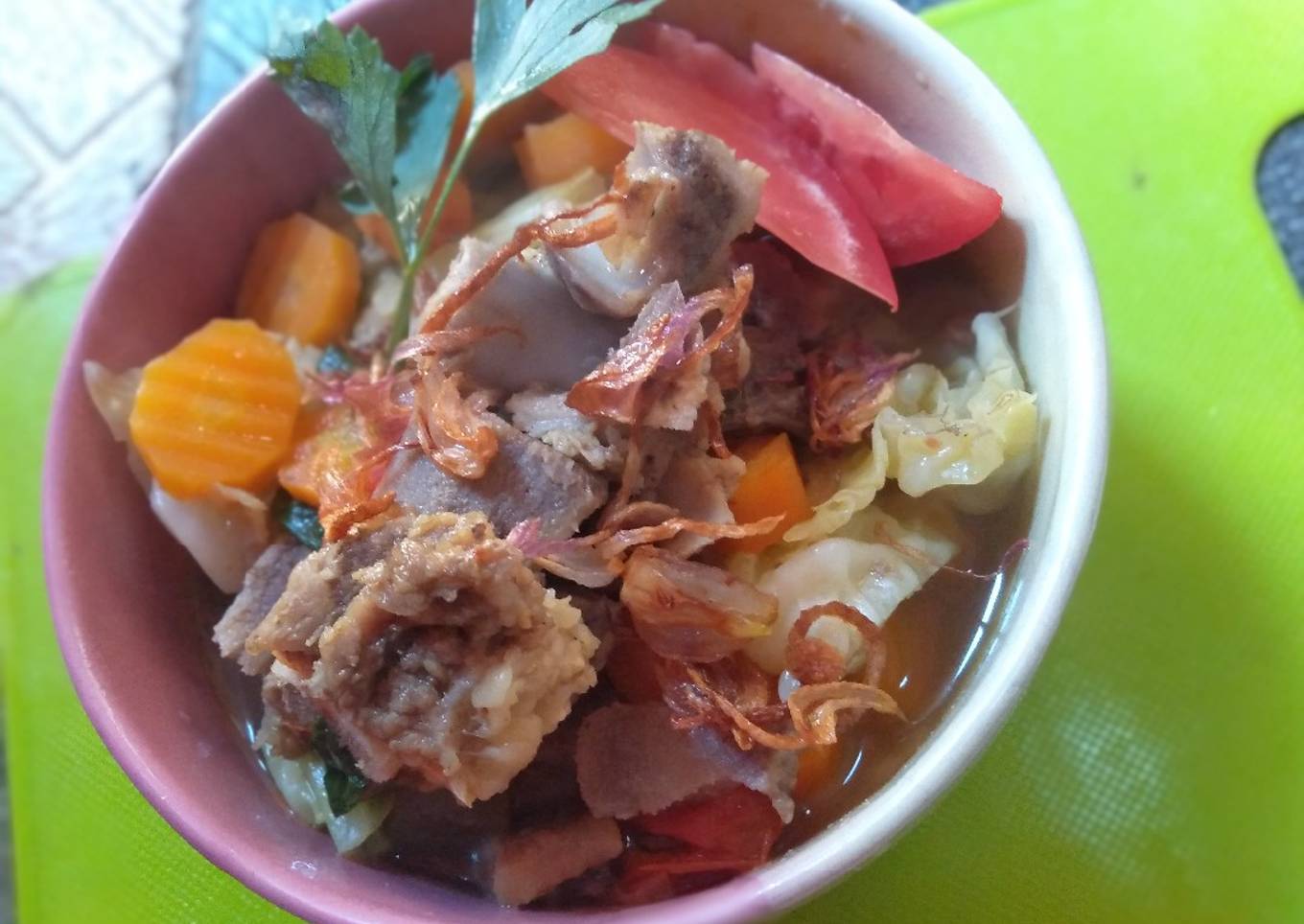 Sop tuLang sapi