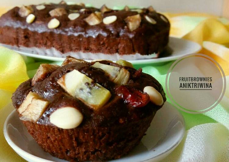 Fruits Brownies (#pr_olahancoklat)