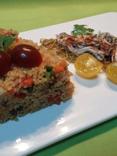 Una foto de Couscous primavera