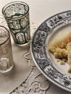 Una foto de Cuscús de carne y verduras de cocido