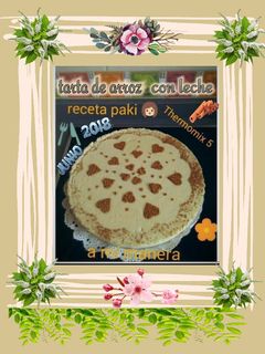 Una foto de Tarta, de💠 arroz con leche🍶 en la💠 Thermomix5 🍴 a mí manera