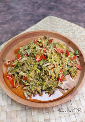 Foto resep Tumis Bunga Pepaya Teri (tidak pahit)
