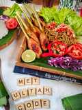 Sate Lilit Khas Bali ft Mie Bayam Sambal Matah