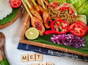 Gambar pelengkap sate lilit
