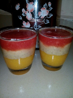 A picture of My 3 step moctail recipe.