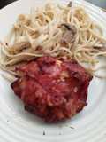 Pollo a la tocineta