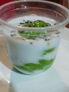 รูปของ ขนมเปียกปูนใบเตยกะทิสด