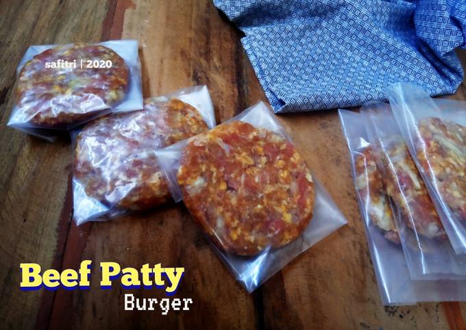 Anti Ribet, Buat Patty Beef (isian burger) Ekonomis