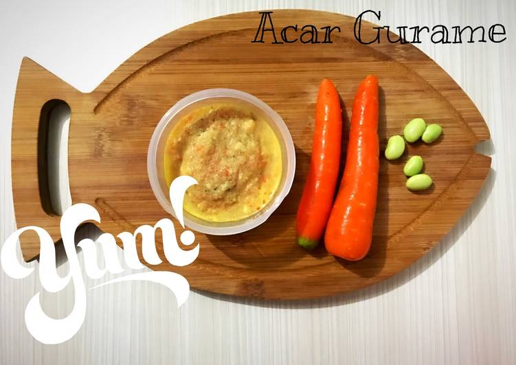 Acar Gurame (MPASI 9 bulan +)