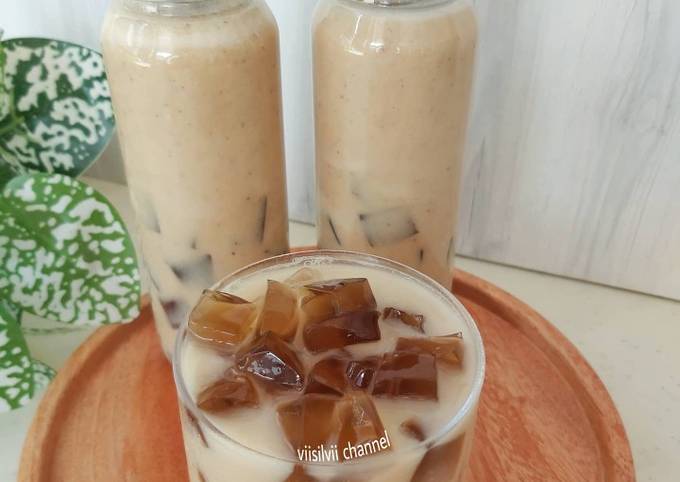 Susu kurma jelly cincau