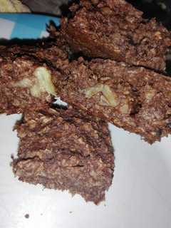Una foto de Brownie de banana saludable
