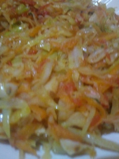 A picture of Fried cabbage.