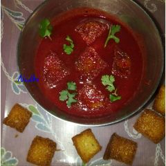 A picture of Tomato soup.