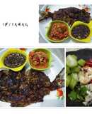 Bandeng Bakar ketumbar(teflon) sambal ganja