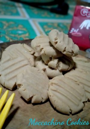 Foto resep Moccachino Cookies - Eggless (No Mixer)