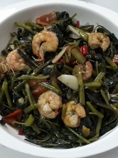 Foto resep Tumis Kangkung Udang