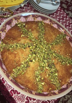 صورة لوصفة كنافه خشنه 😻😋