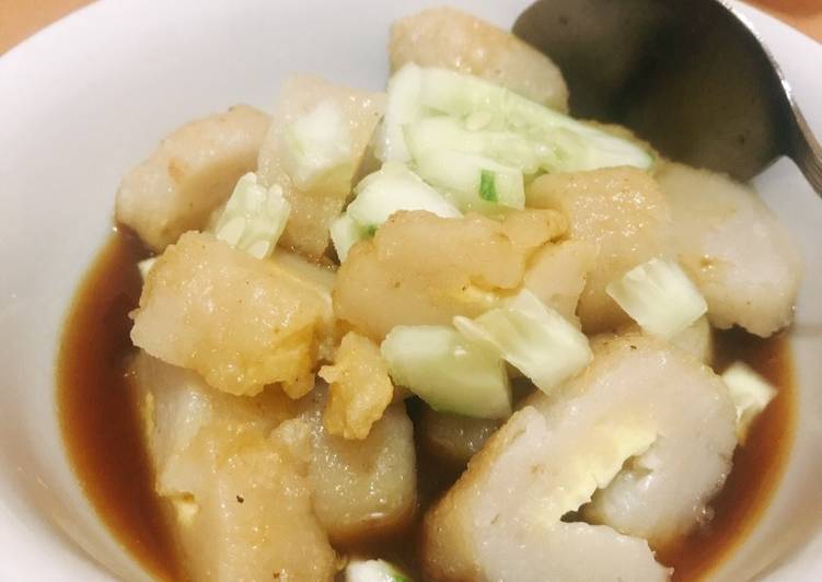 Cara Memasak Pempek lenjer lembut yang Nikmat