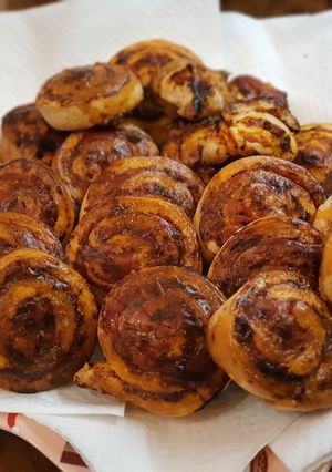 Pizzás csiga recept fotója