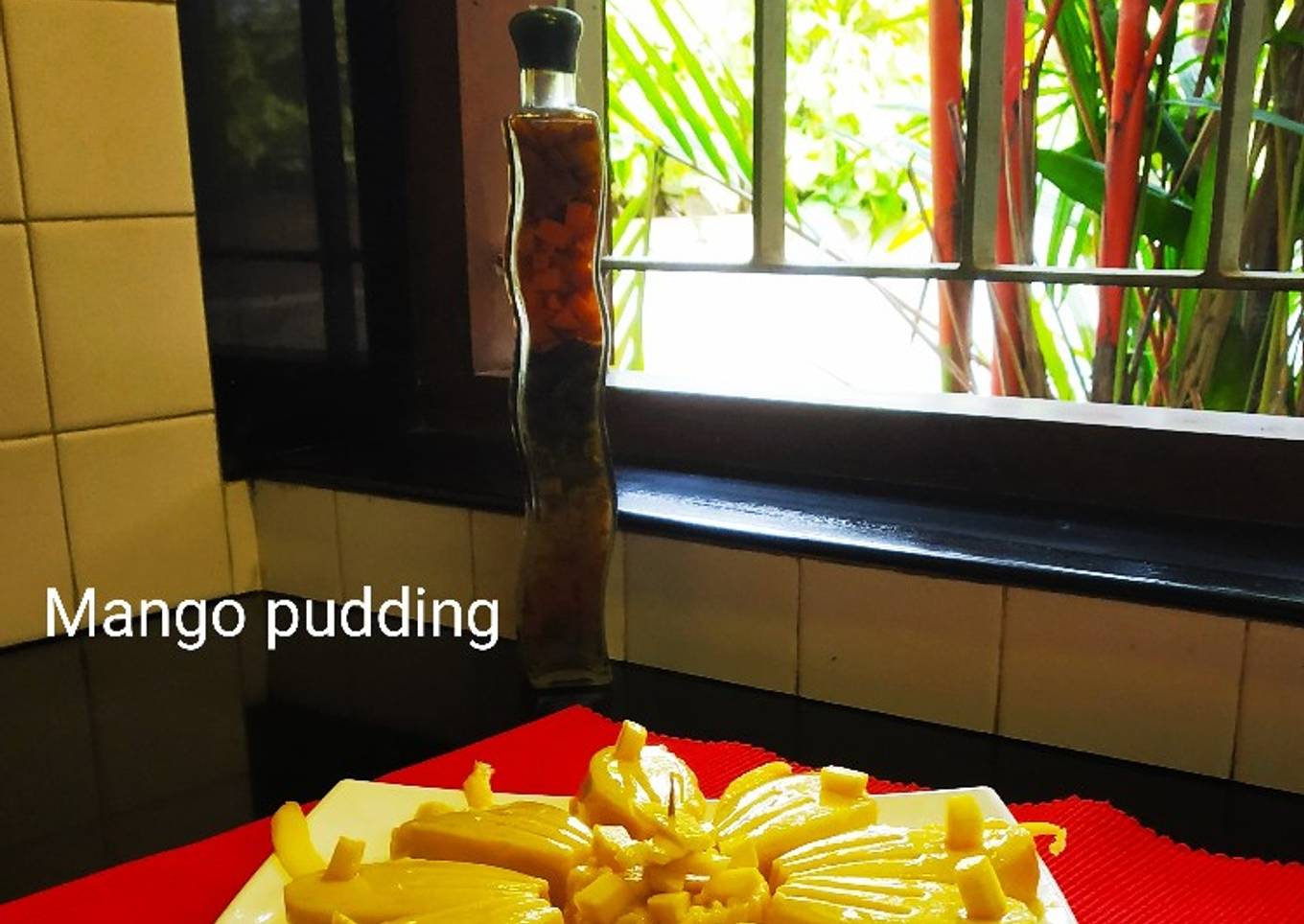 Mango pudding