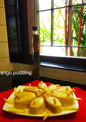 A picture of Mango pudding.