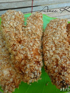 Foto resep Pisang goreng oatmeal simple