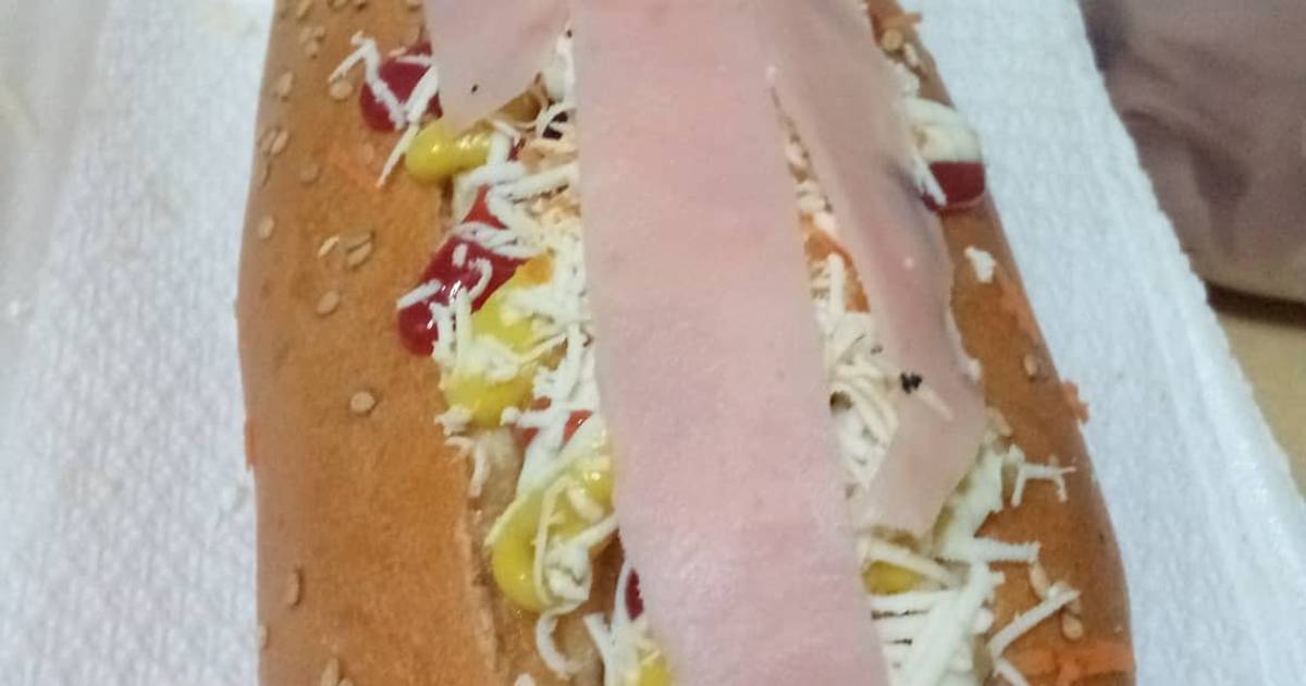 Perros calientes Venezolanos! Hot dog Receta de Magrith Cañas Barreto-  Cookpad