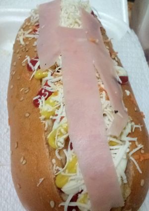 Una foto de Perros calientes Venezolanos! Hot dog