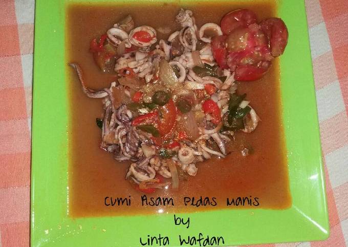 Resep Cumi Asam Pedas Manis Oleh Alindans Cuisine Linta Wafdan Cookpad