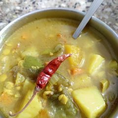 One Pot Wholesome Curried Vegetables A picture of One Pot Wholesome Curried Vegetables.