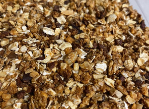 Foto de Granola caseira com manteiga de amendoim