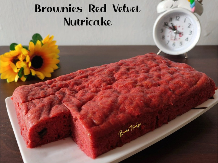Langkah Mudah untuk Menyiapkan Brownies Red Velvet Nutricake Anti Gagal