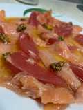 Carpaccio de trucha