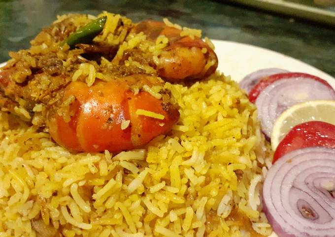 প্রন বিরিয়ানি (Prawn Biriyani)