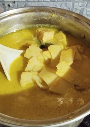 Foto resep Rebung Santan Mix Telur dan Ayam