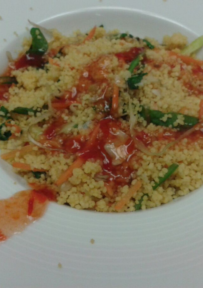 Una foto de Cous Cous de verduras a mi estilo 😉