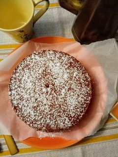Foto di Plumcake con il succo di mandarino (cotto in teglia perché non ho lo stampo più grande da plumcake