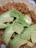 Tinga de soya y col (repollo)