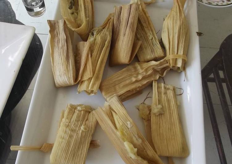 Tamales de hongos