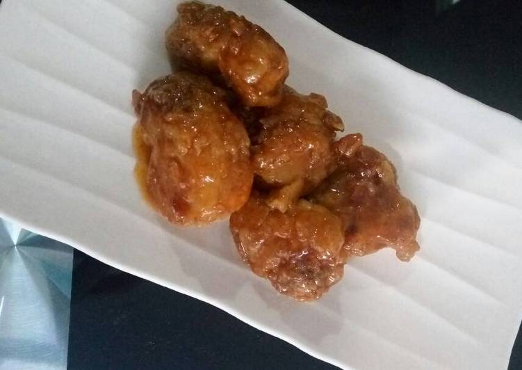 Ikan kakap saos karamel madu korea