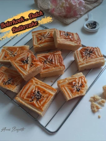 Cara Gampang Membuat Resep 137. Boterkoek _ Dutch Buttercake 1 telur yang Enak Banget Anti Ribet, Bisa Manjain Lidah