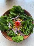 Ensalada de hojas verdes