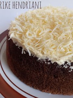 Foto resep Sponge Cake Coklat Topping Keju