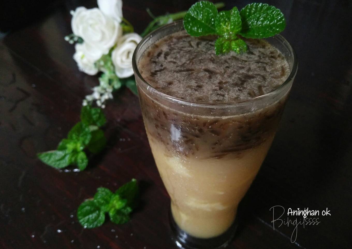 Kolak CINCAU hitam tape... plus kolang kaling