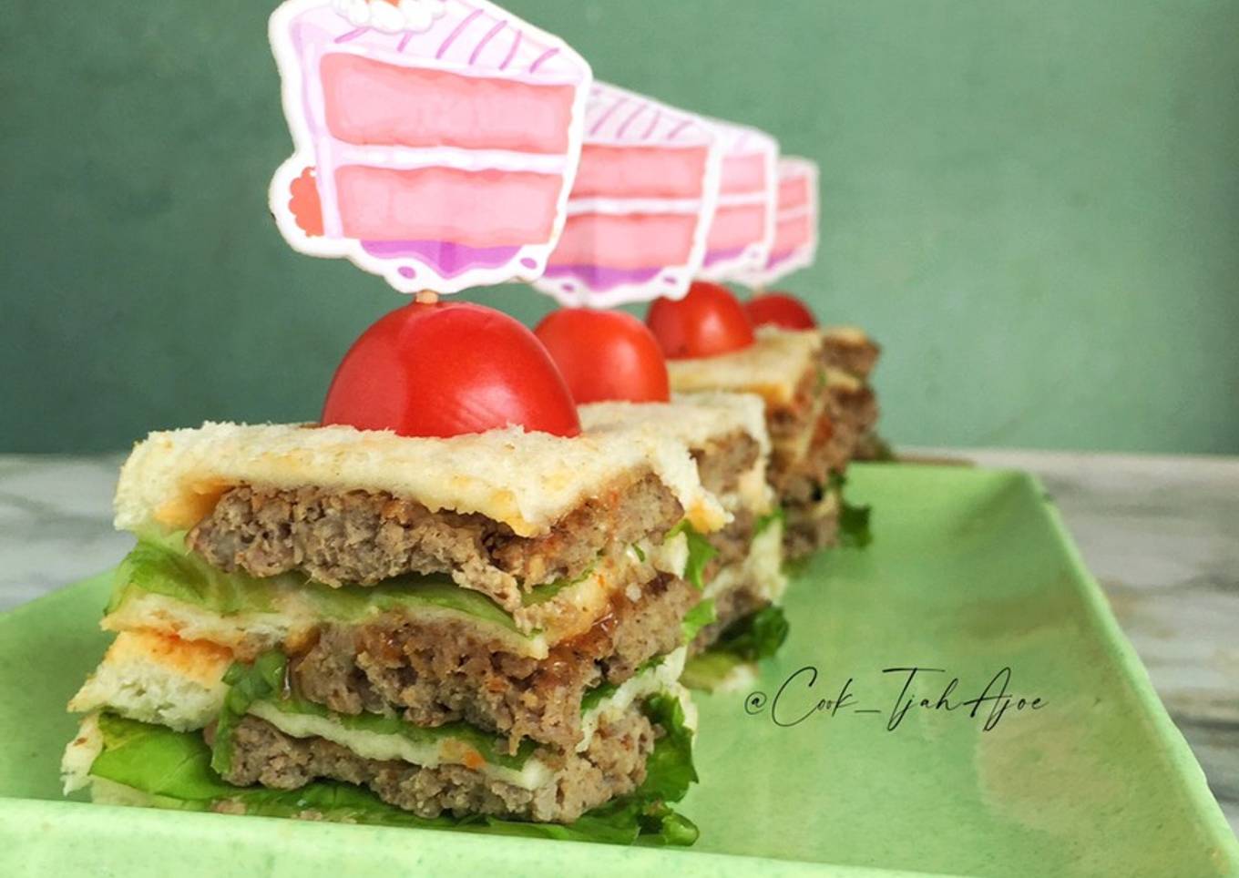 Resep Tramezzini Rendang yang Bikin Ngiler