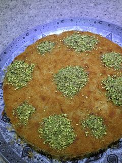 صورة لوصفة كنافة بالقشطة البلدي