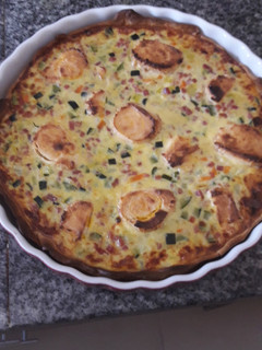 Una foto de Hojaldre de verduras