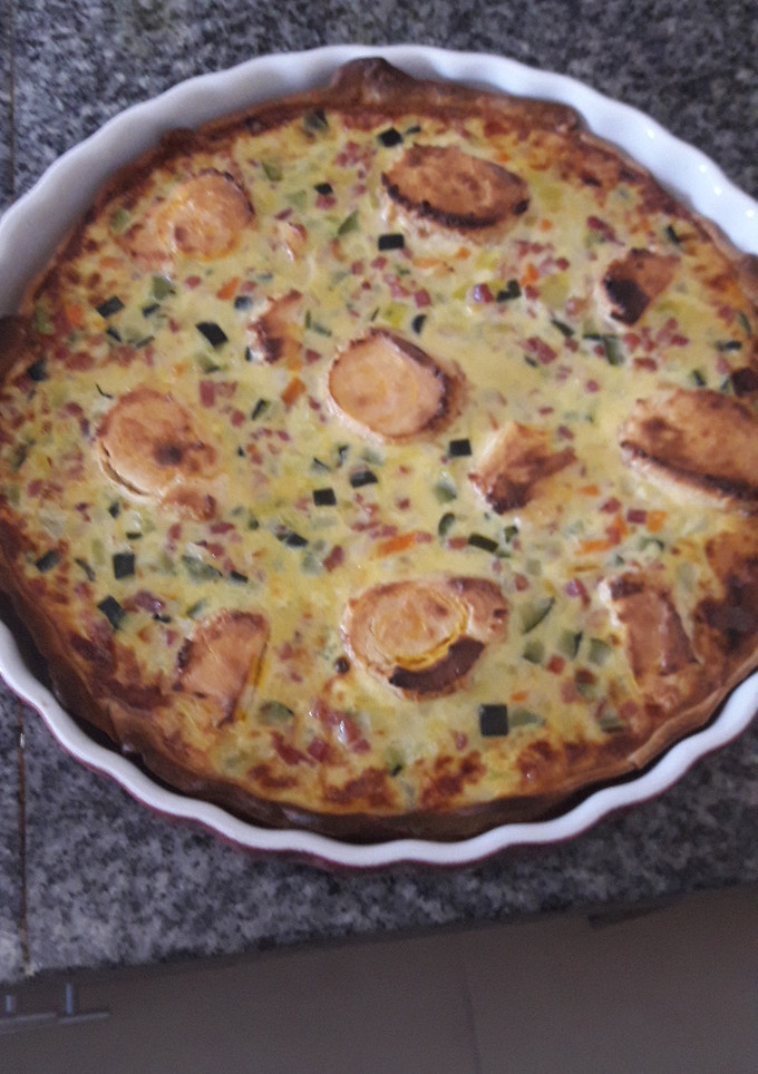 Una foto de Hojaldre de verduras