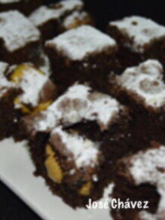 Una foto de Brownie de castañas