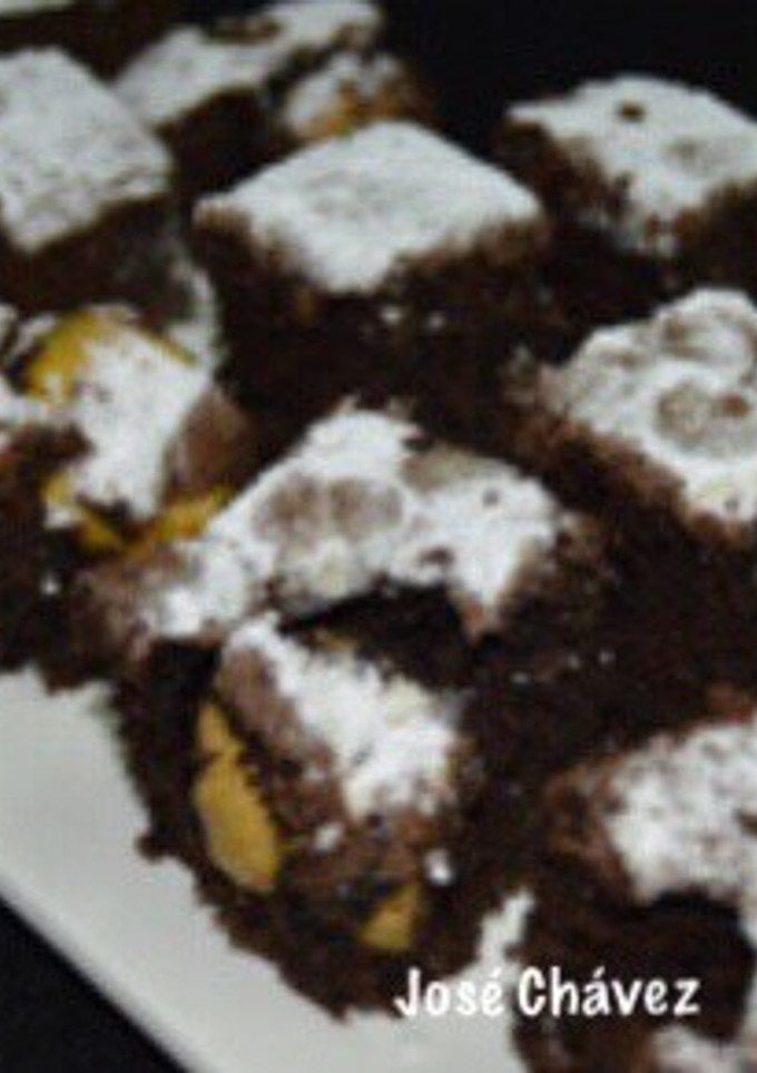 Una foto de Brownie de castañas